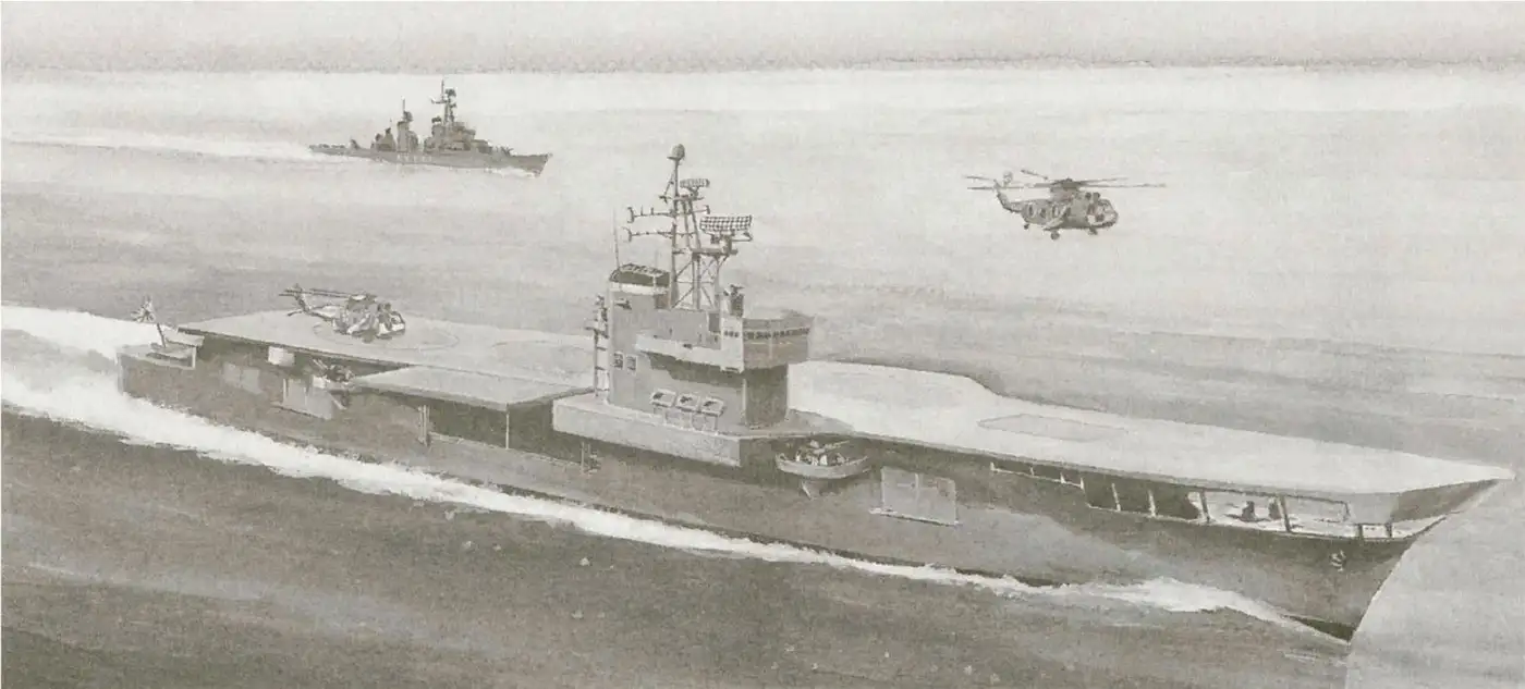 Японский проект вертолётоносца CVH-B: амбиции и компромиссы эпохи