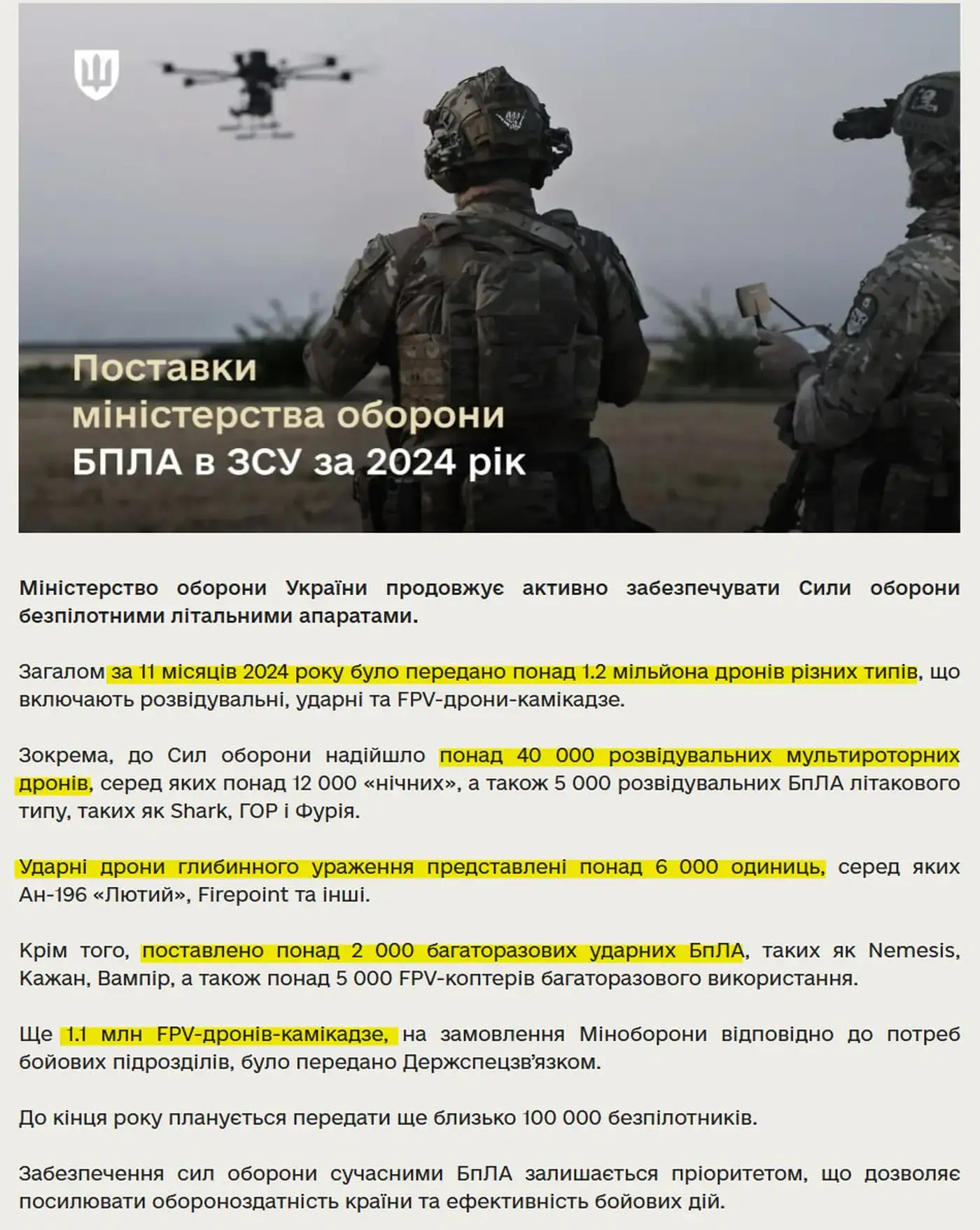 Армия дронов: как 1,2 миллиона беспилотников изменили лицо войны