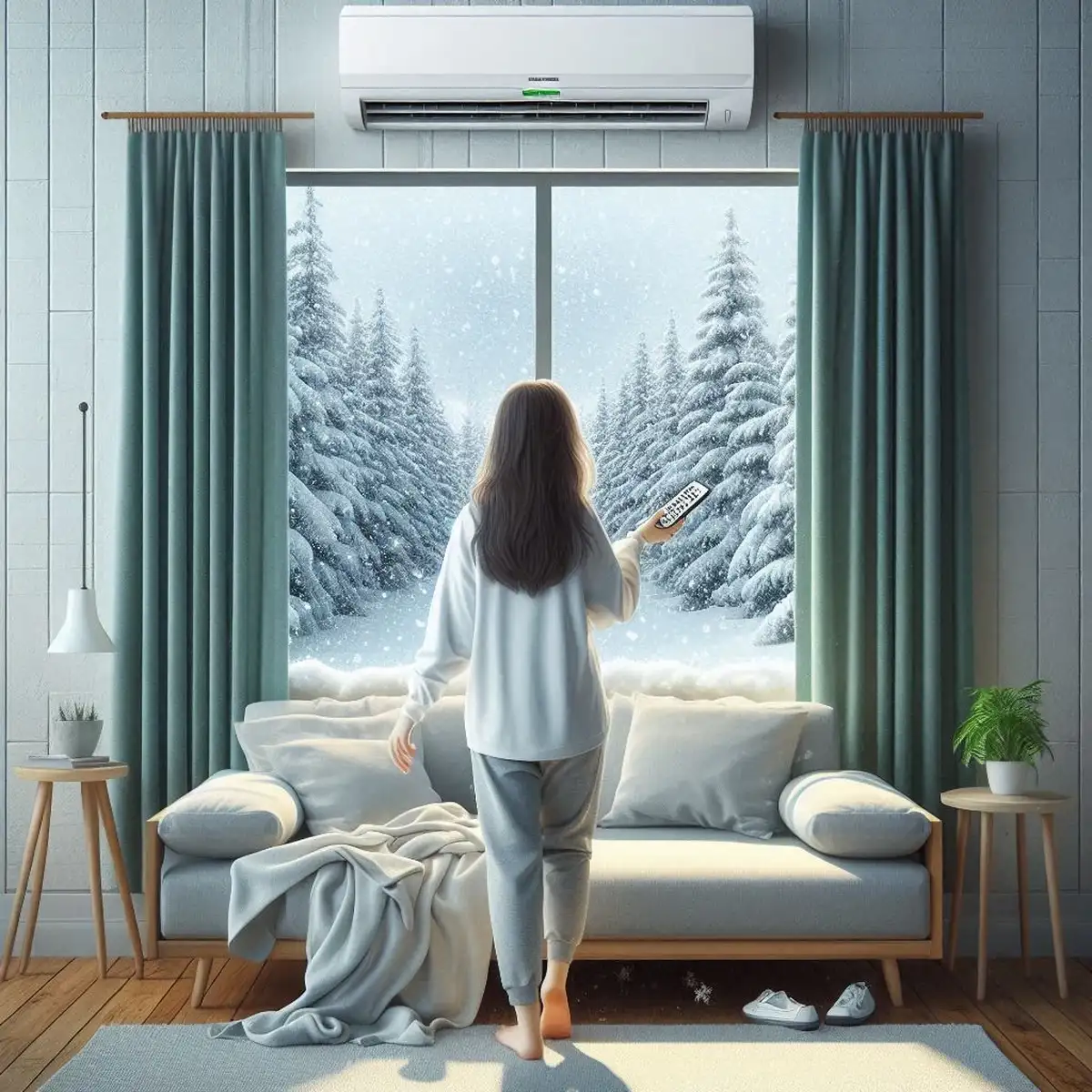 Как лучше всего пользоваться сплит-системой в зимний период