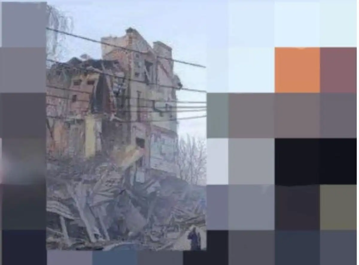 Кривой Рог баллистика разрушила 4-х этажный дом