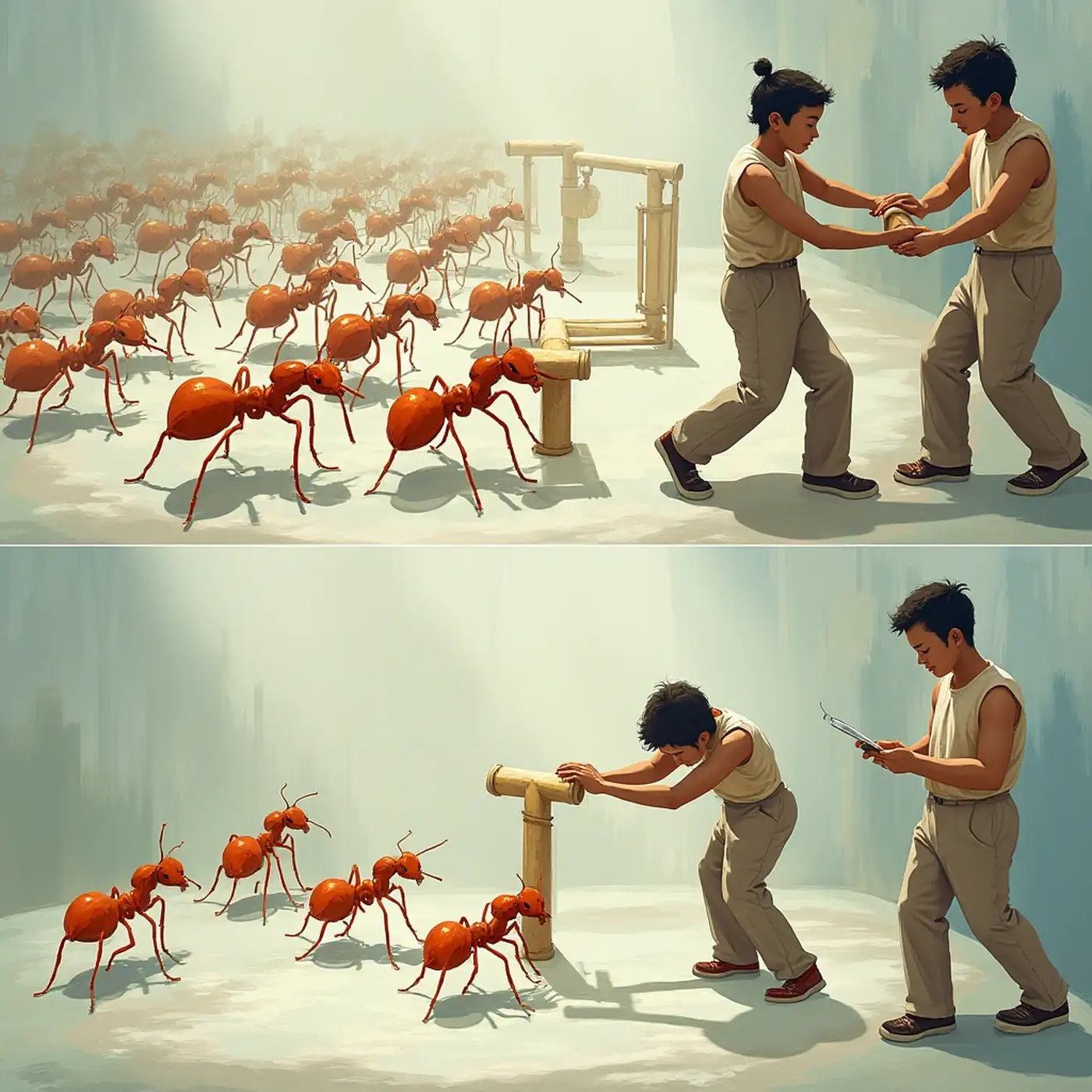Муравьи vs люди: кто умнее в команде?