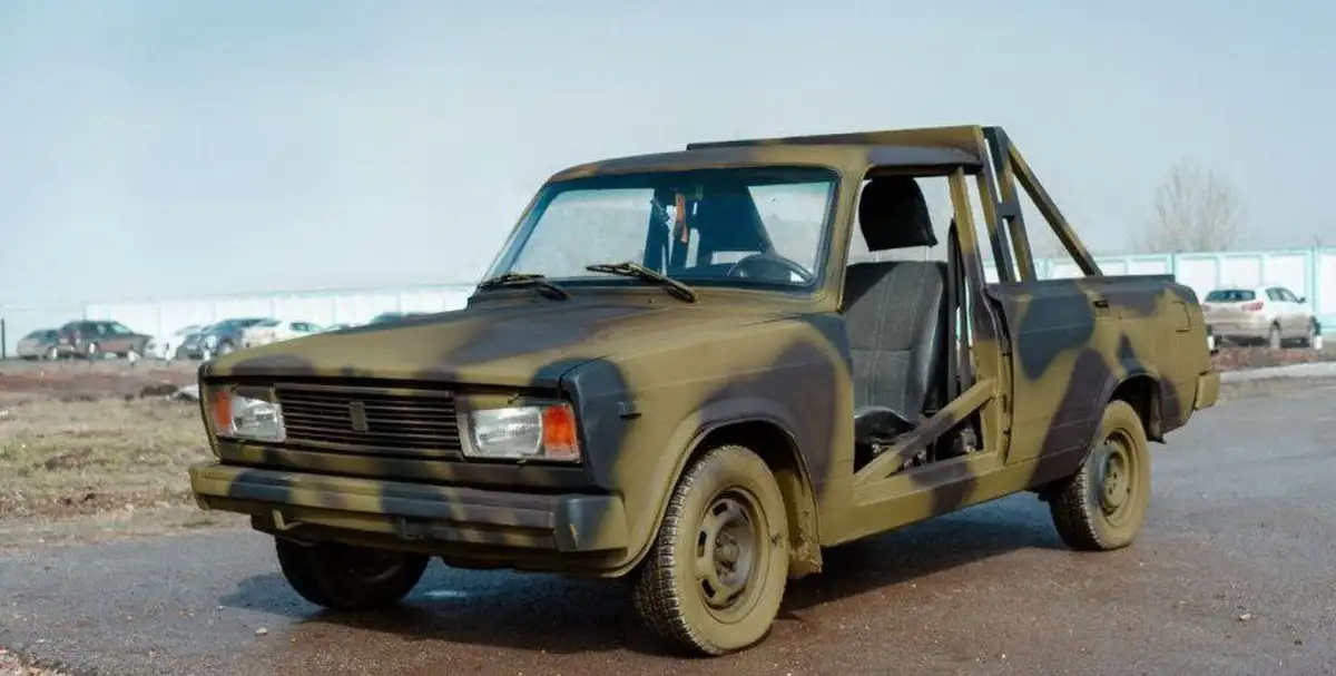 Российский штурмовой жигуль - автомобиль ВАЗ-2104