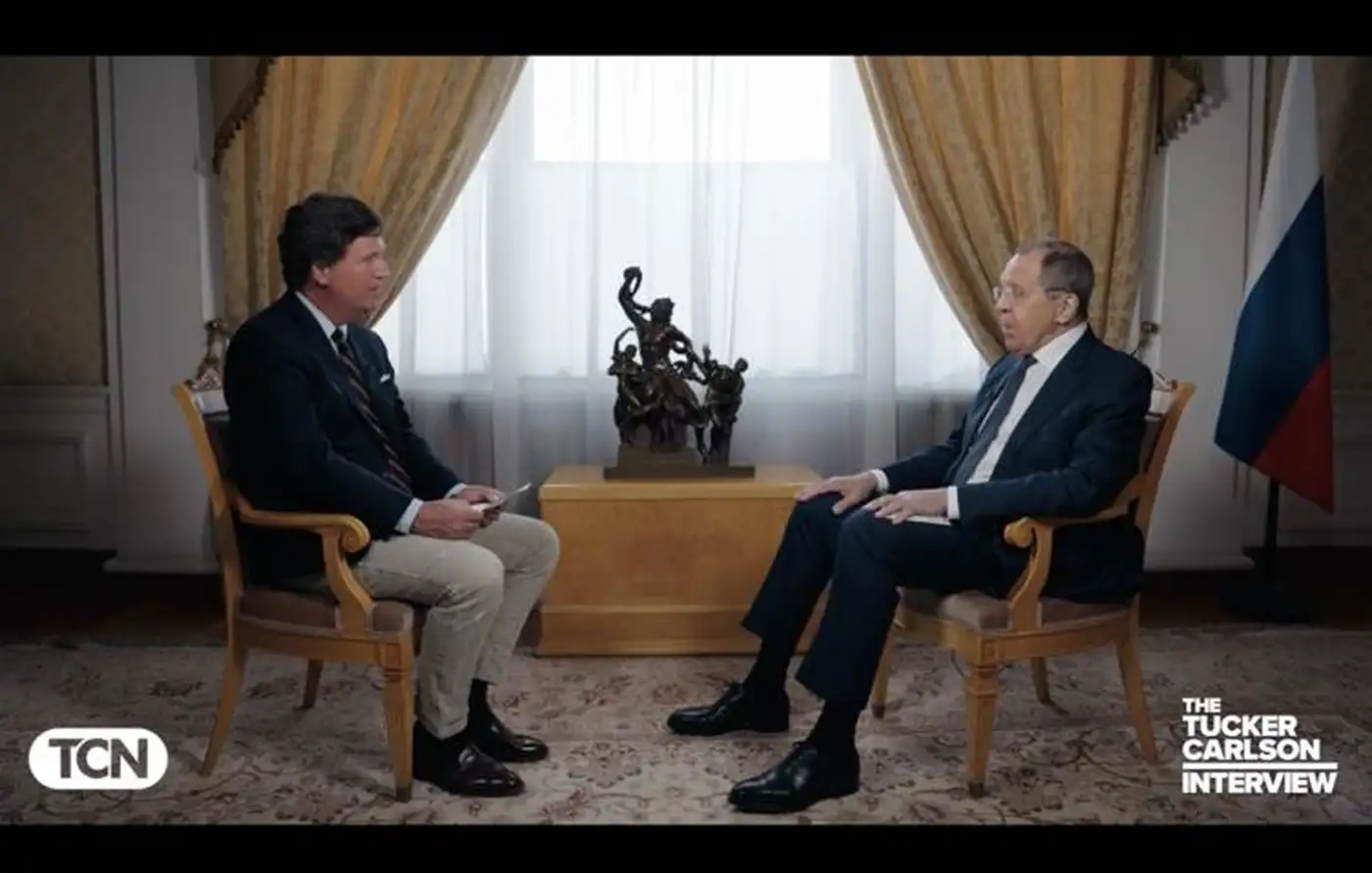 Интервью Лаврова и Карлсона