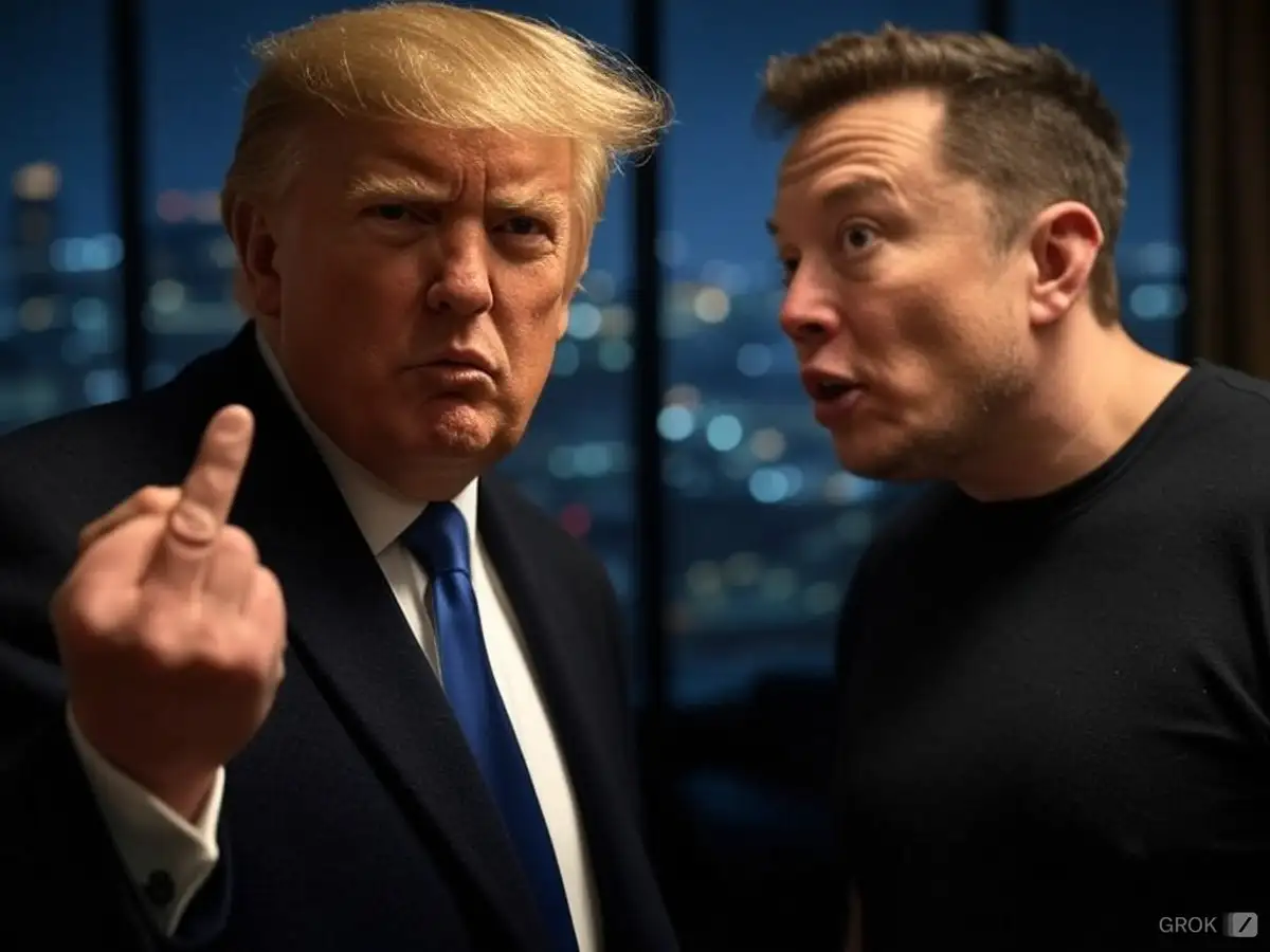 Конфликт между Маском и Трампом