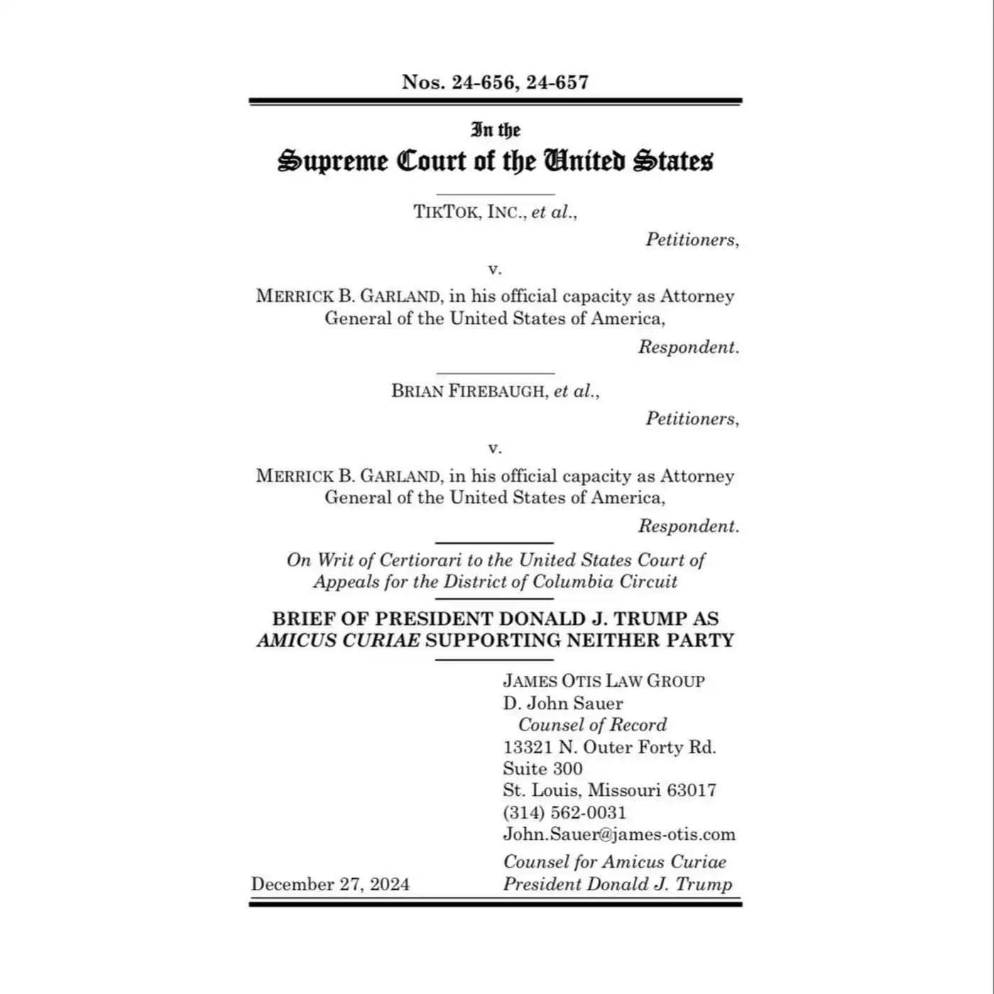 Трамп спасает TikTok от запрета