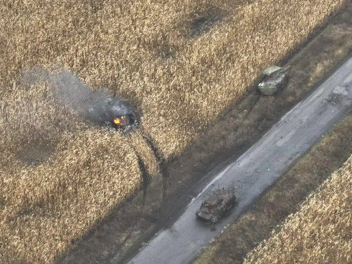 Резня российской бронетехники в Курской области