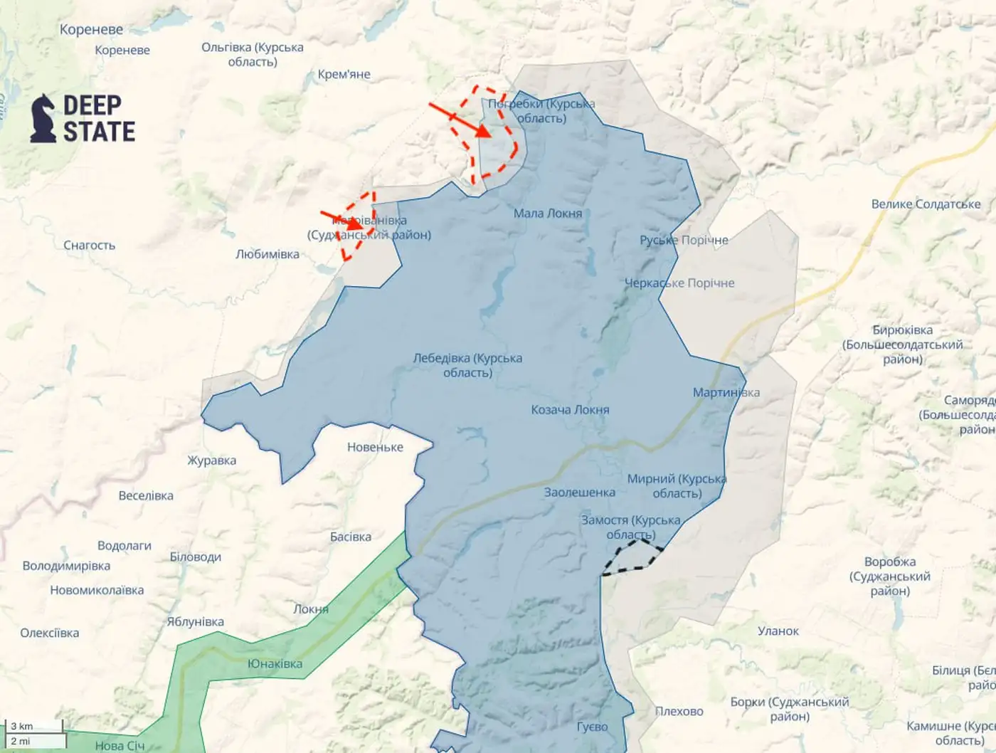 Потери ВСУ в наступлении на Бердин в Курской области