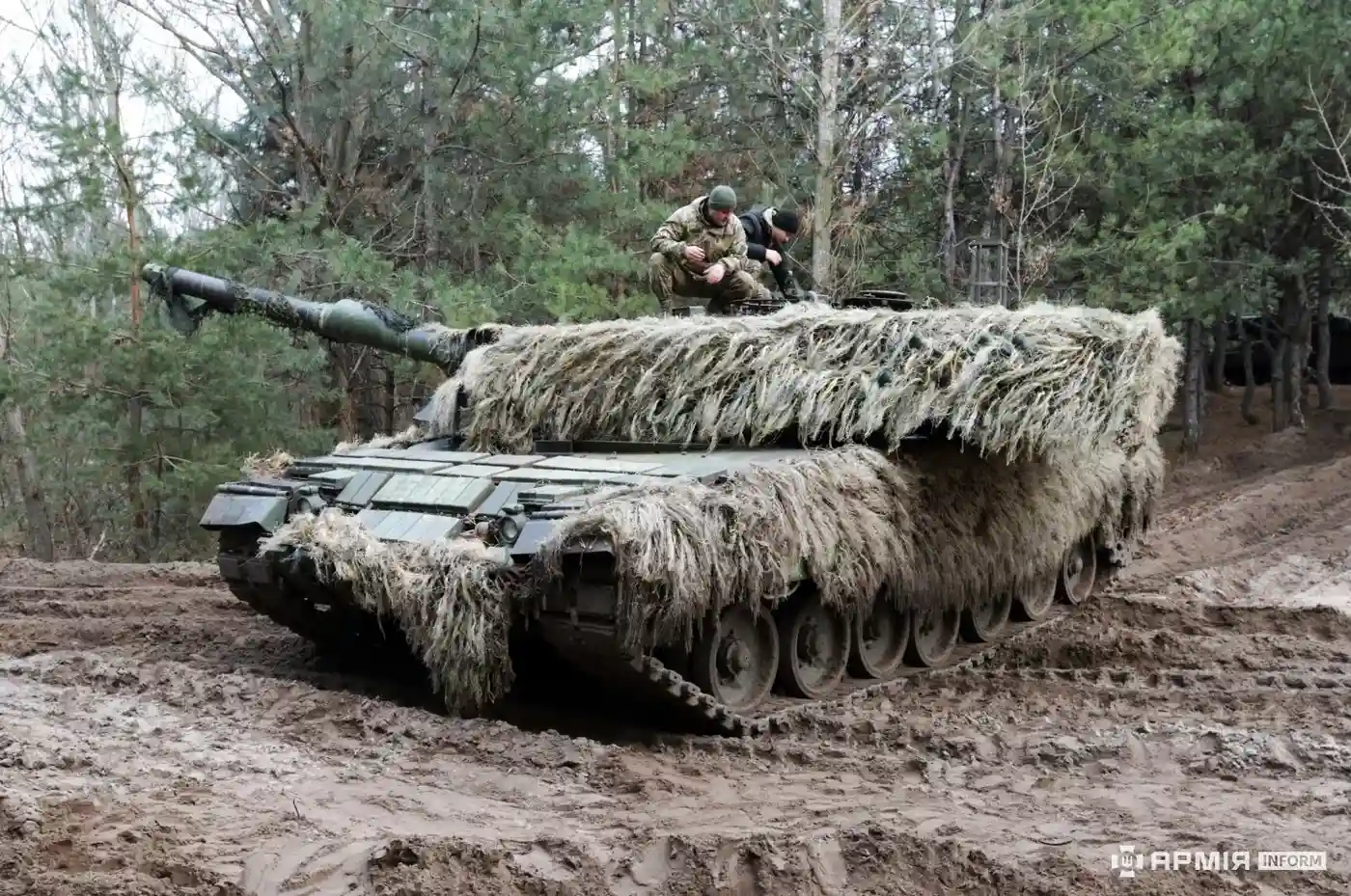 Танк ВСУ Leopard 2A4