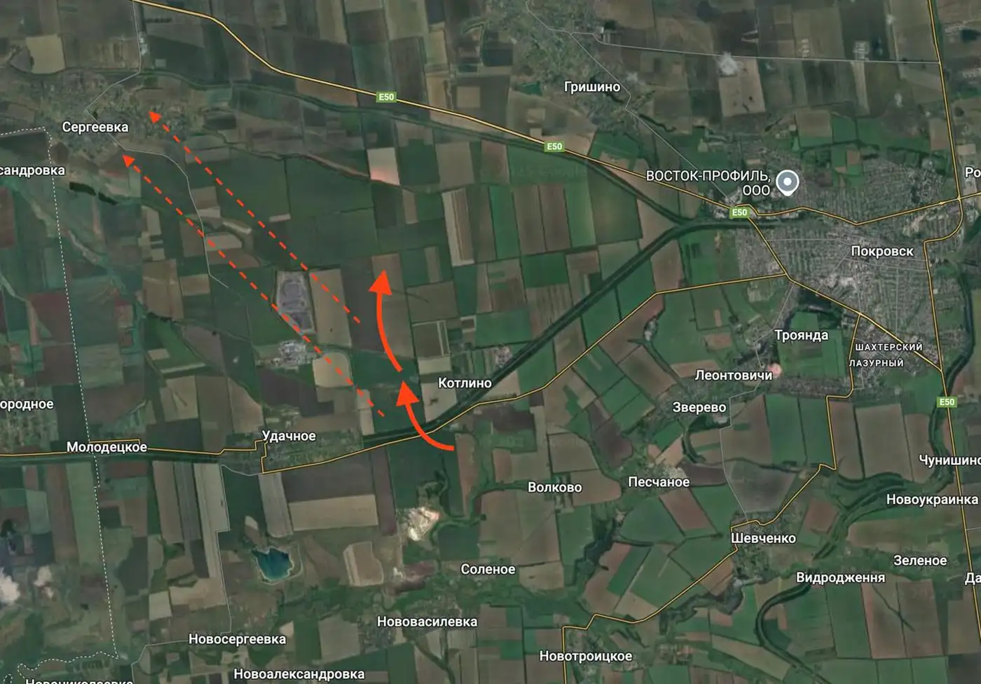 Наступление под Покровском: угроза окружения города