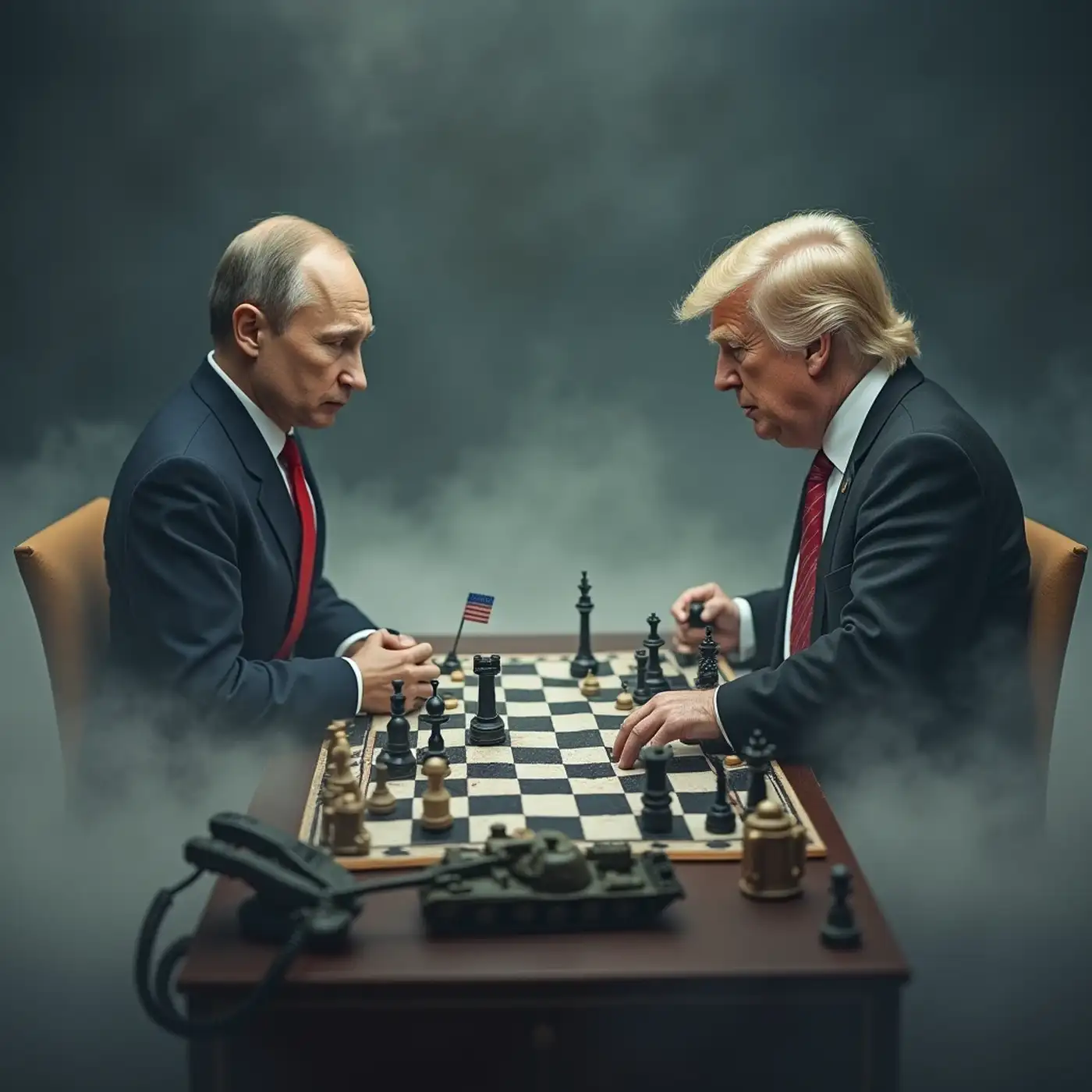 На пути к заморозке: игра Путина и Трампа