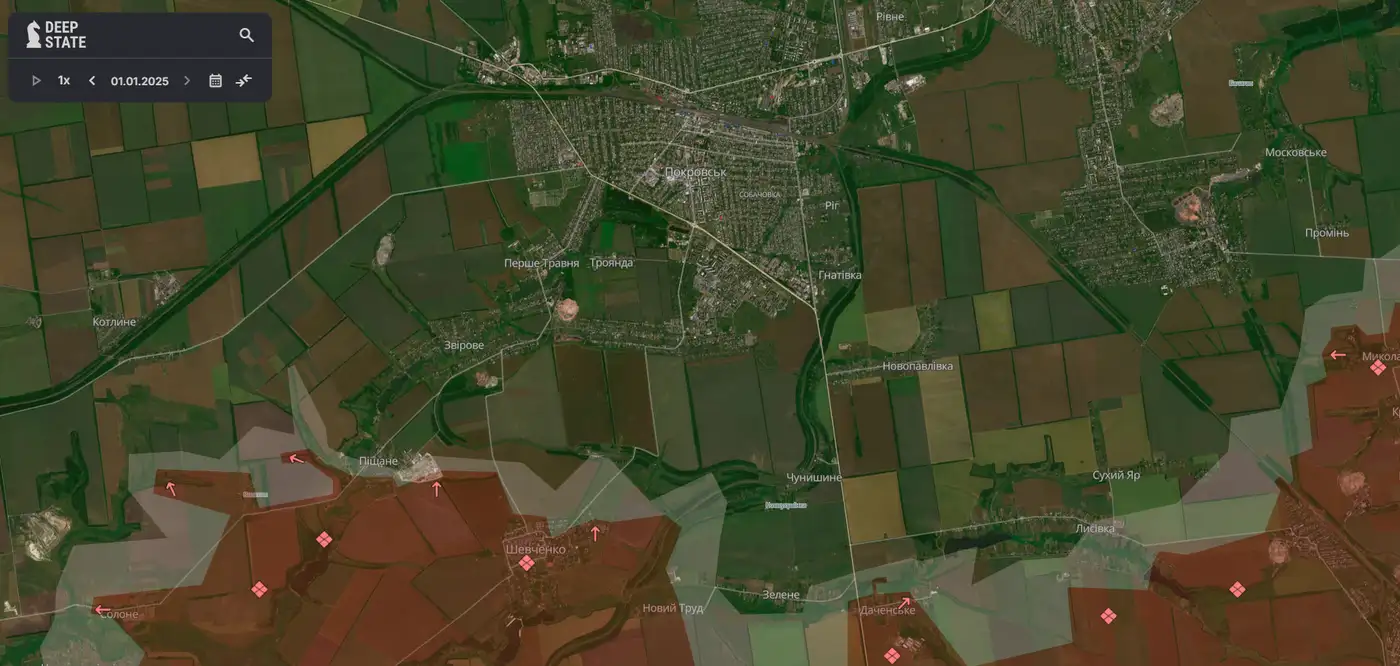 Окружение Покровска…