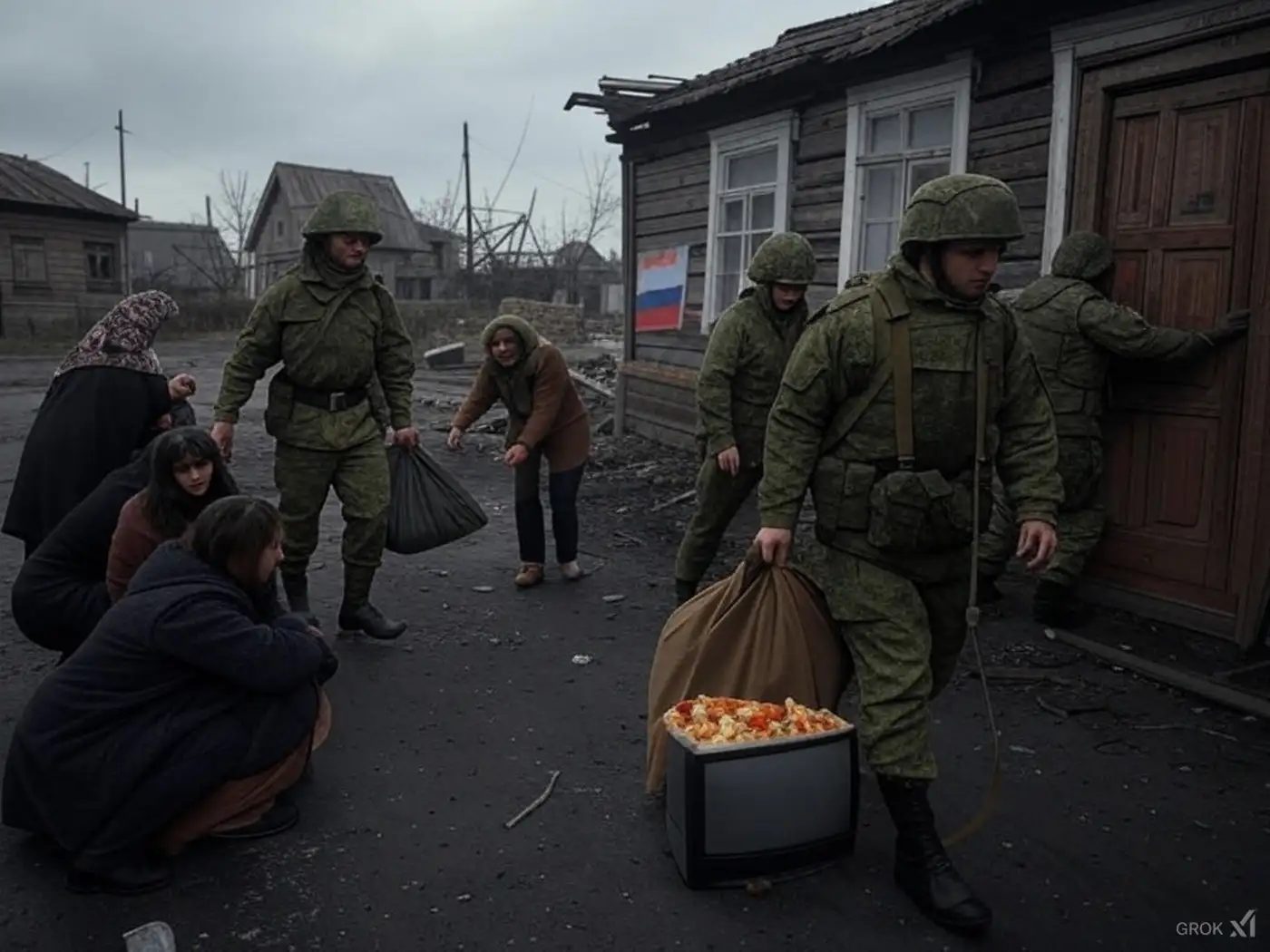 Мародерство русских солдат: безумие и распад идентичности