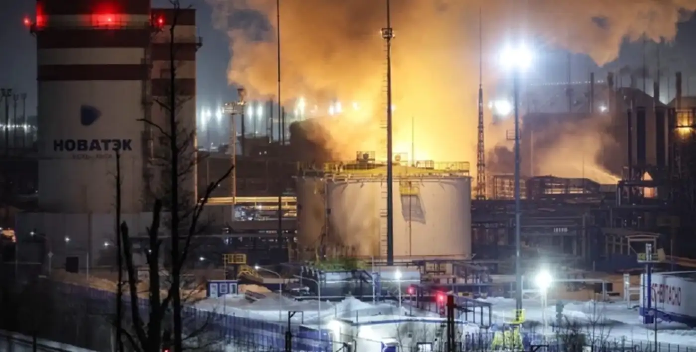 Атака на порт Усть-Луга, Ленинградская область