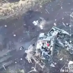 Кладбища российской бронетехники в Курской области