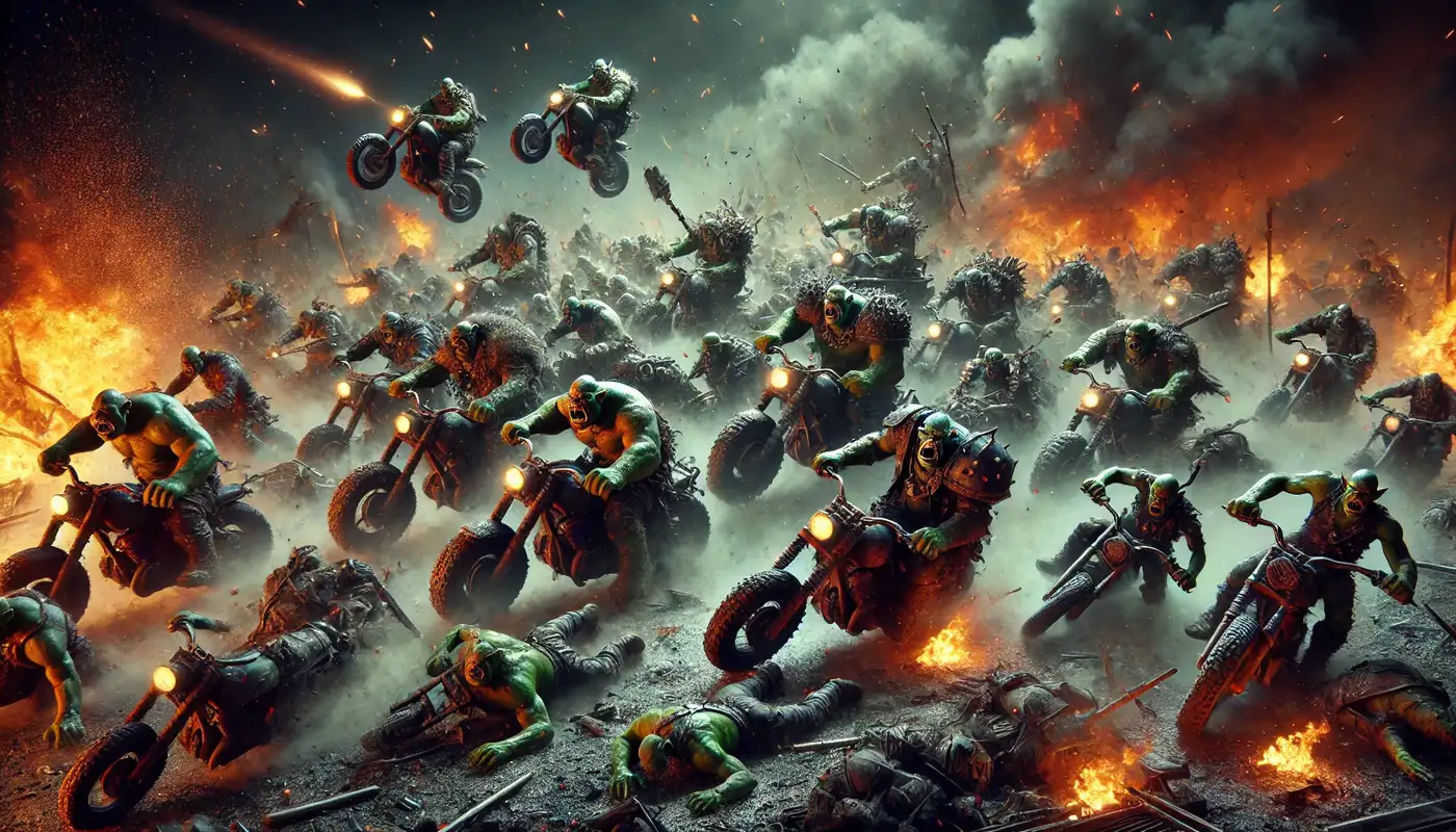 Мотоциклетный штурм от первого лица