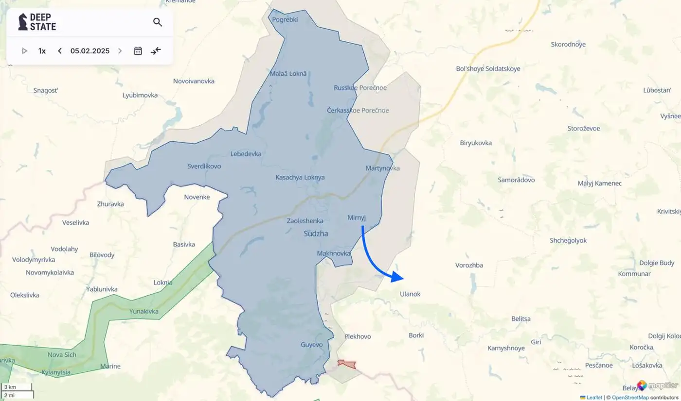 Новое наступление в Курской области 06.02.2025