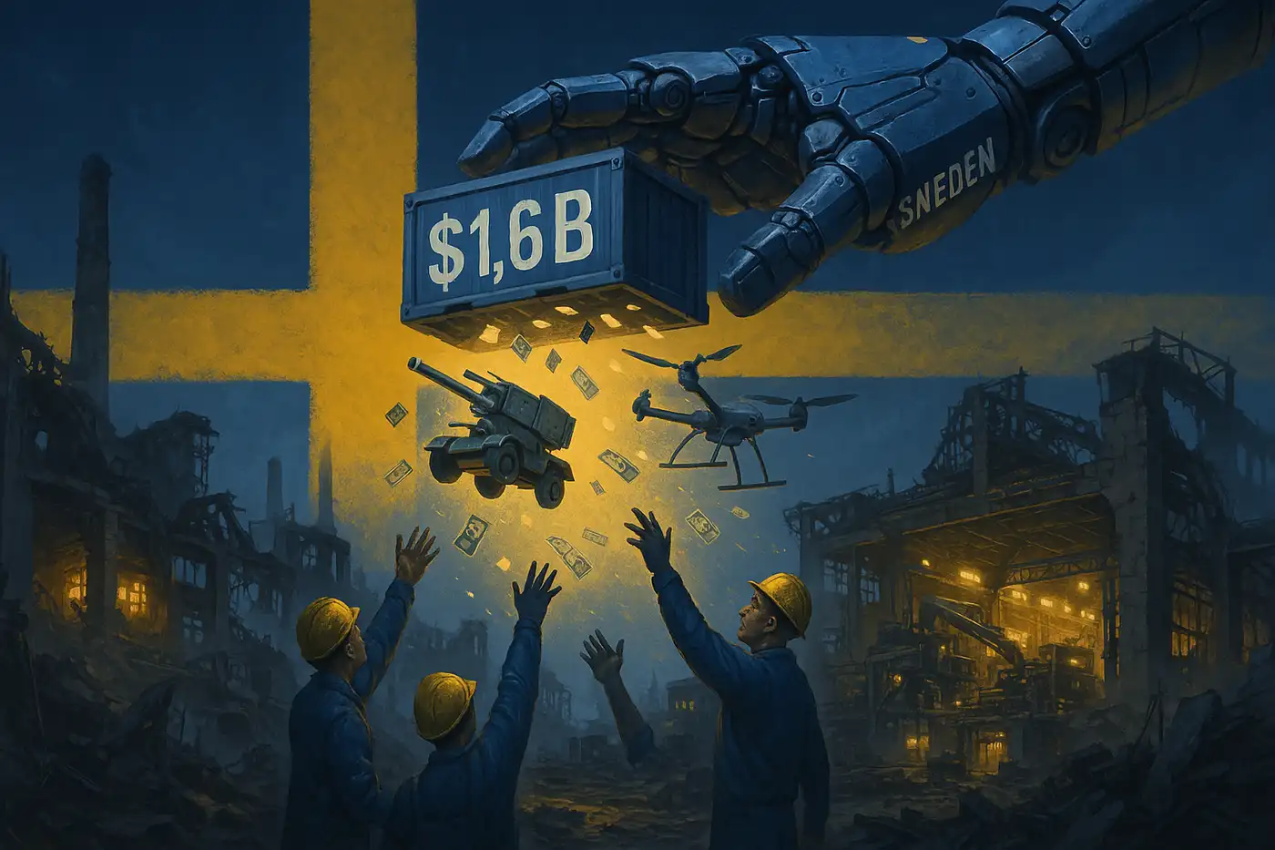 Швеция вкидывает 1,6 млрд в победу Украины — 465 млн напрямую в оборонку