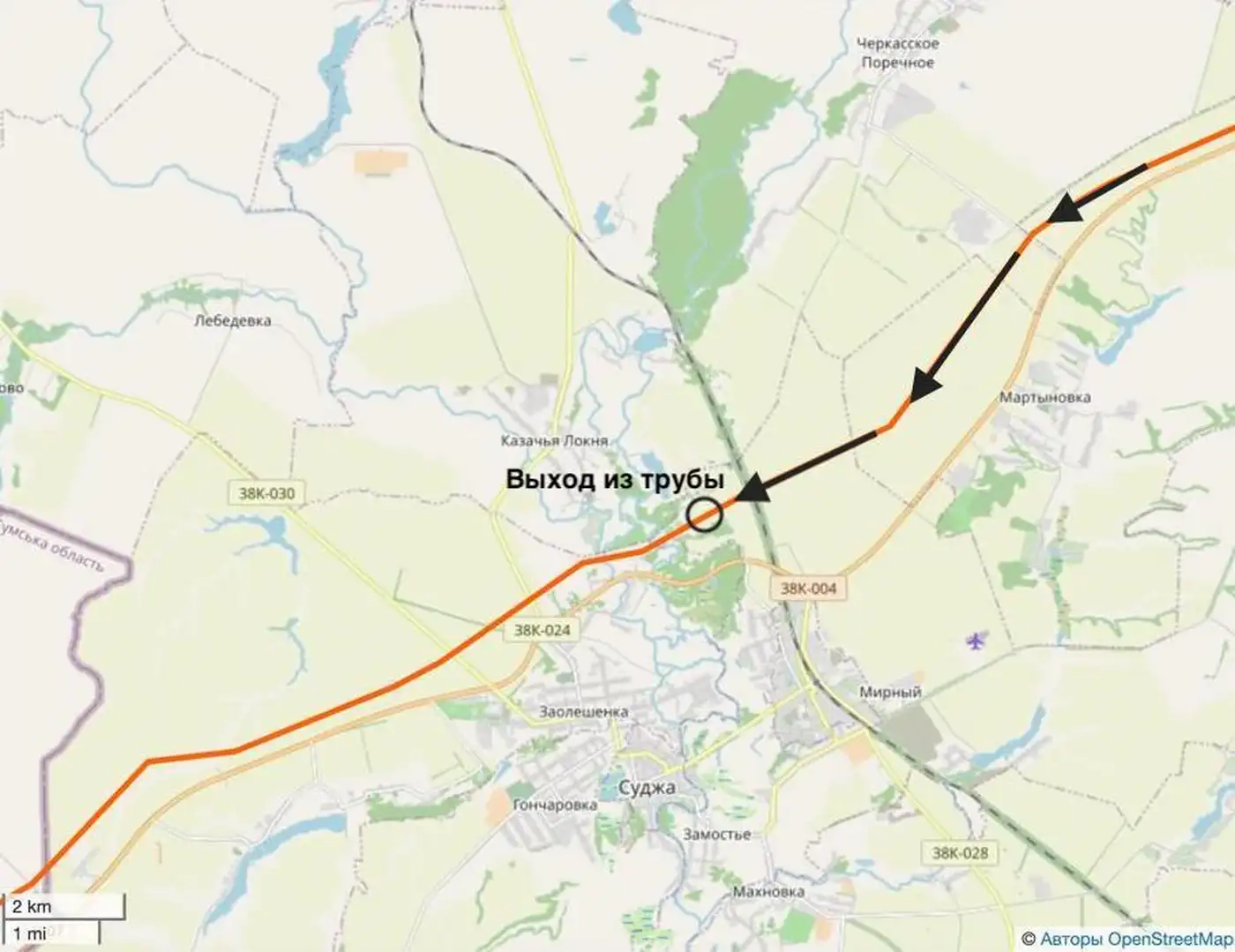 Трубные орки: неудачная попытка прорыва через газопровод Суджи