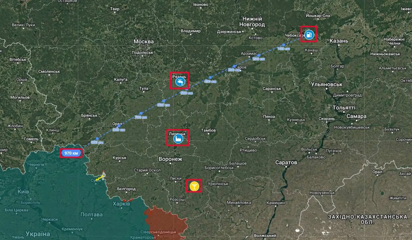 Ночная атака БПЛА по территории РФ в ночь на 9 марта: атакованы 4 предприятия