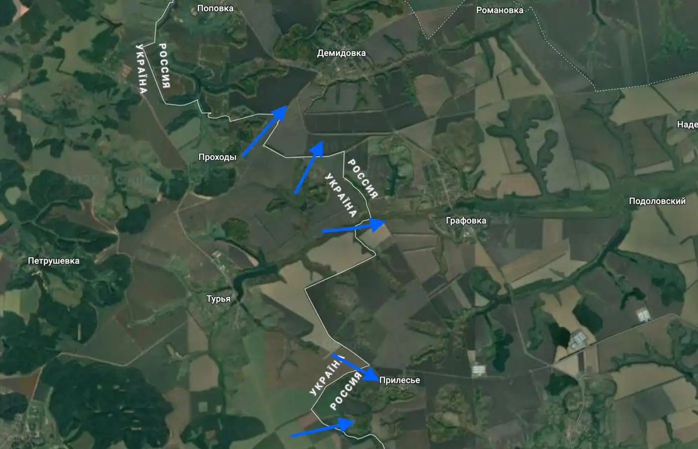 Прорыв в Белгородскую область. 18.03