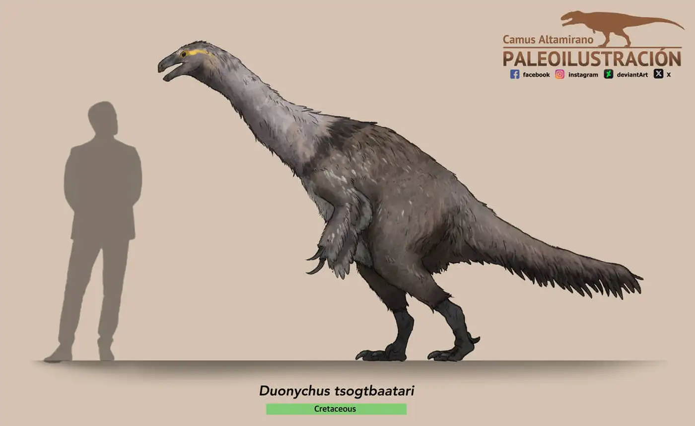 Duonychus tsogtbaatari: динозавр, который переписал эволюцию