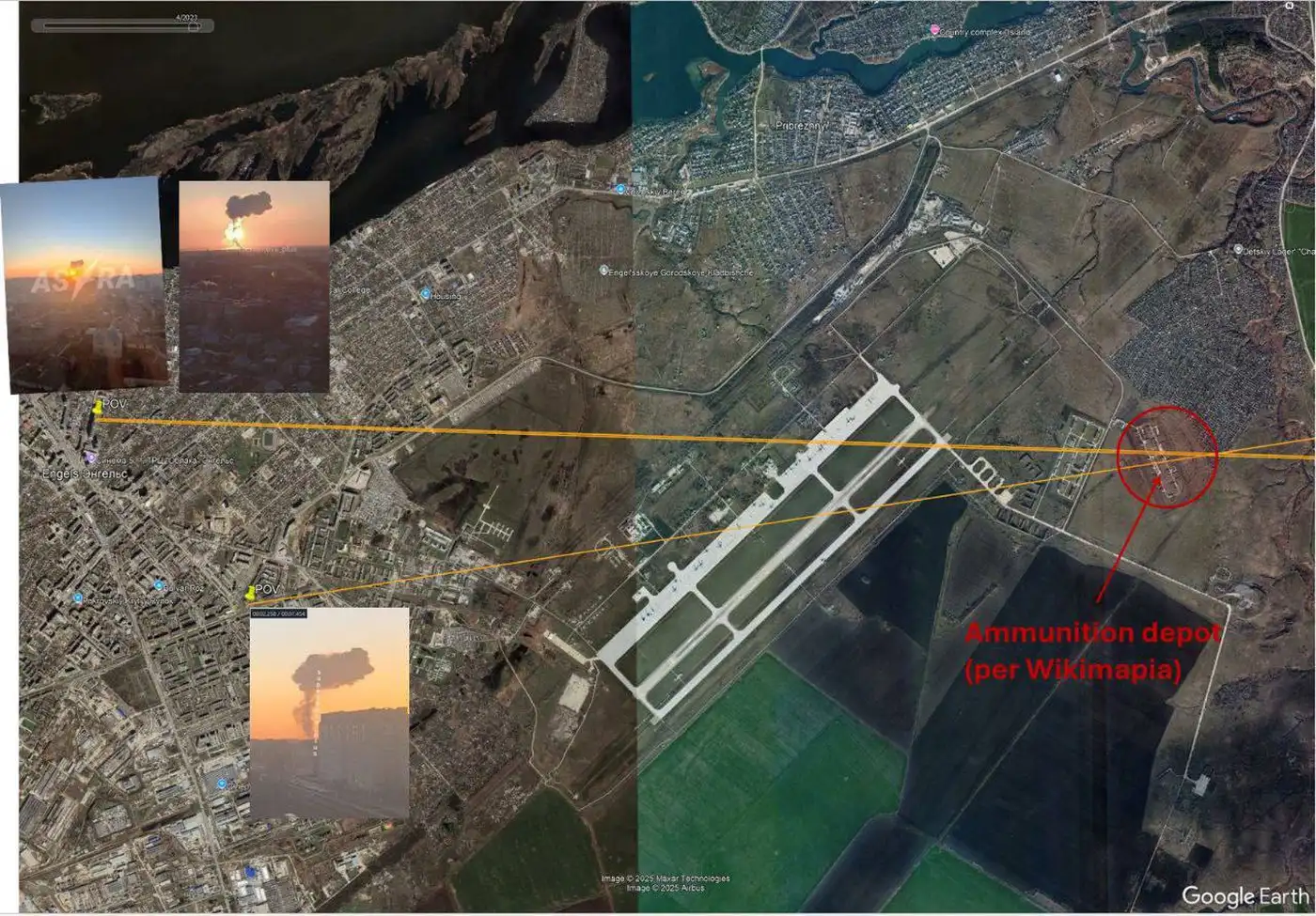 В Энгельсе был уничтожен склад ракет Х-101