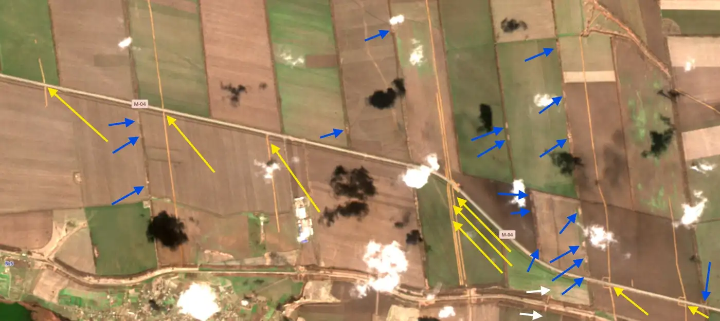 Украинская армия значительно укрепила свои оборонительные рубежи, сообщает французский аналитик Clément Molin 2 3 43