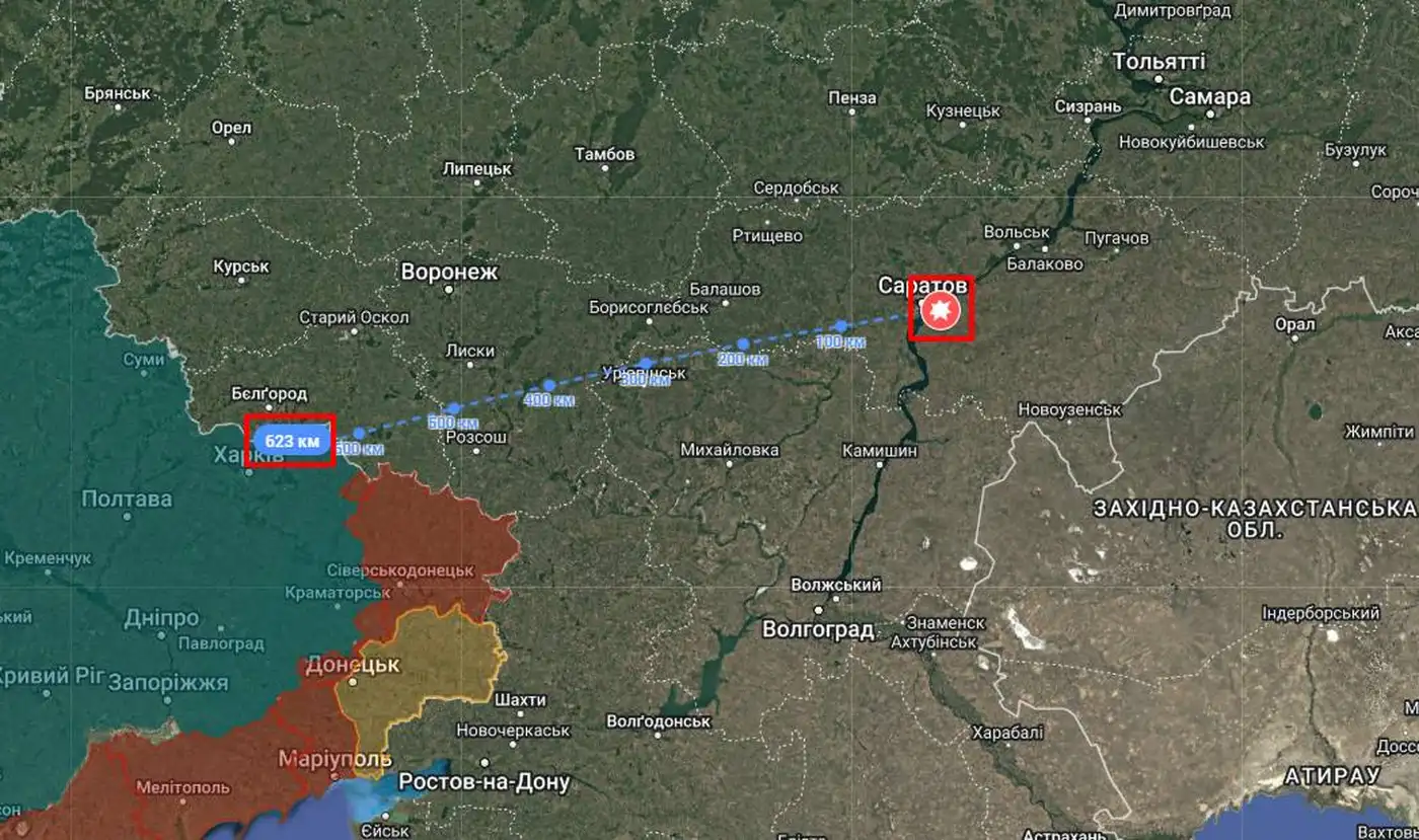 ЭНГЕЛЬС В ОГНЕ: УКРАИНСКАЯ АТАКА ПРЕВРАТИЛА СКЛАДЫ БОЕПРИПАСОВ В АД