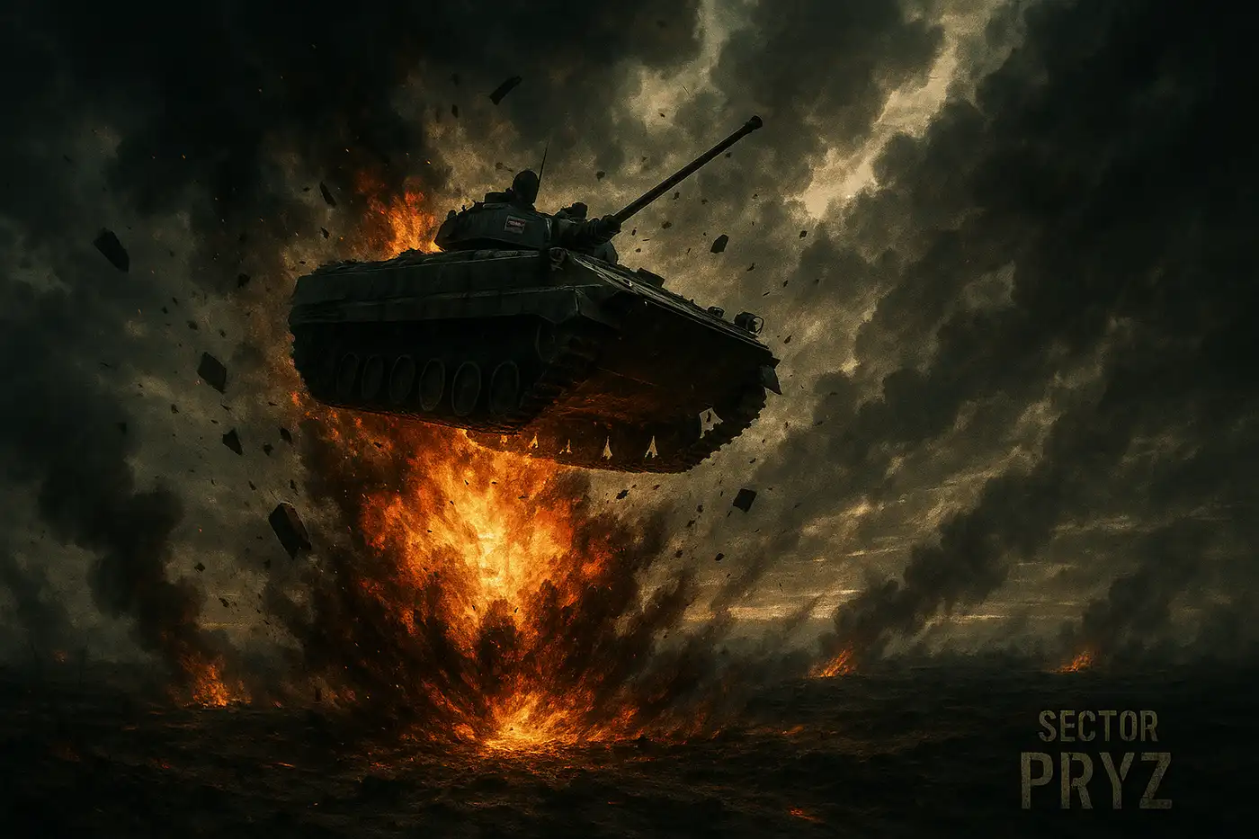 БМП летит в ад: эпичная карма за штурм "Сектора Приз"