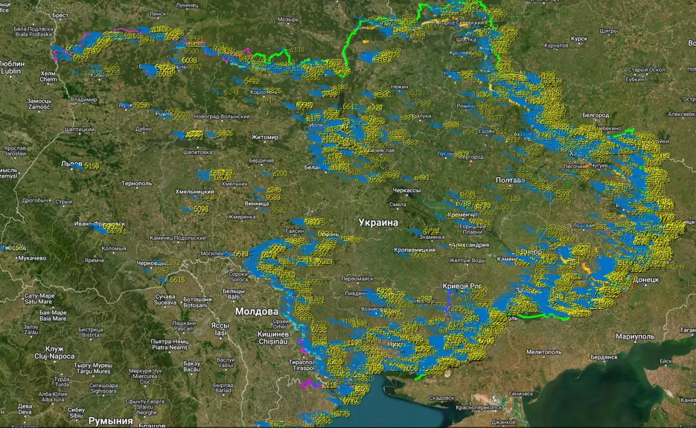 Фейк о беспомощности: карта украинских укреплений глазами врага