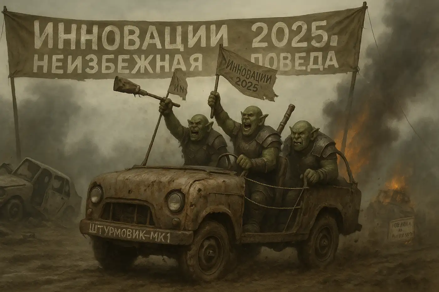 Штурмовые “Буханки” и прорывные мотоциклы четвёртого года войны