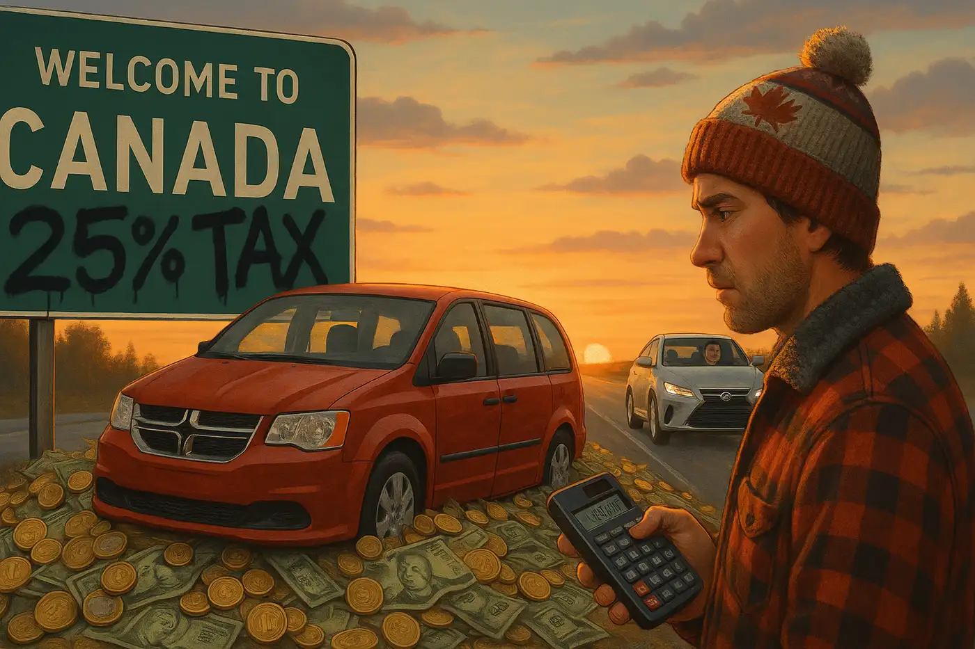 Американские машины подорожают: Канада вводит тариф 25%