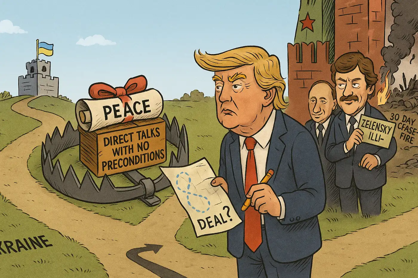 Кремль бросает Трампу "приманку мира"