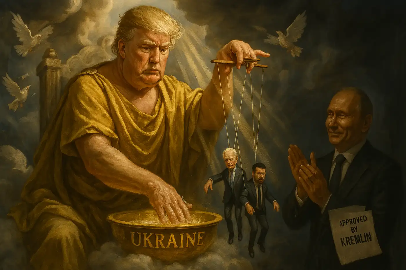 Трамп умывает руки и играет в Бога