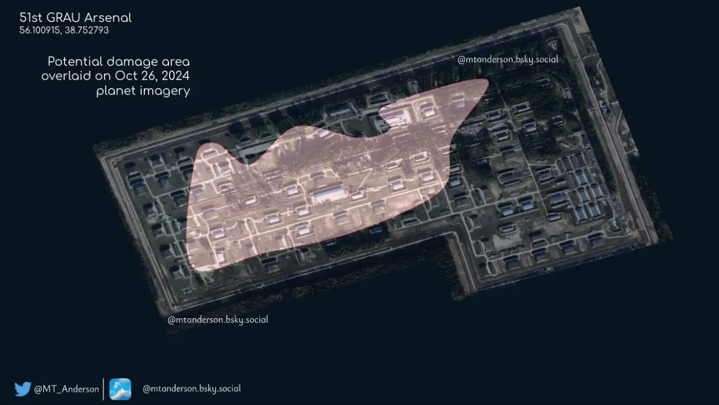 Удары по 51-му арсеналу ГРАУ нанесли критический урон