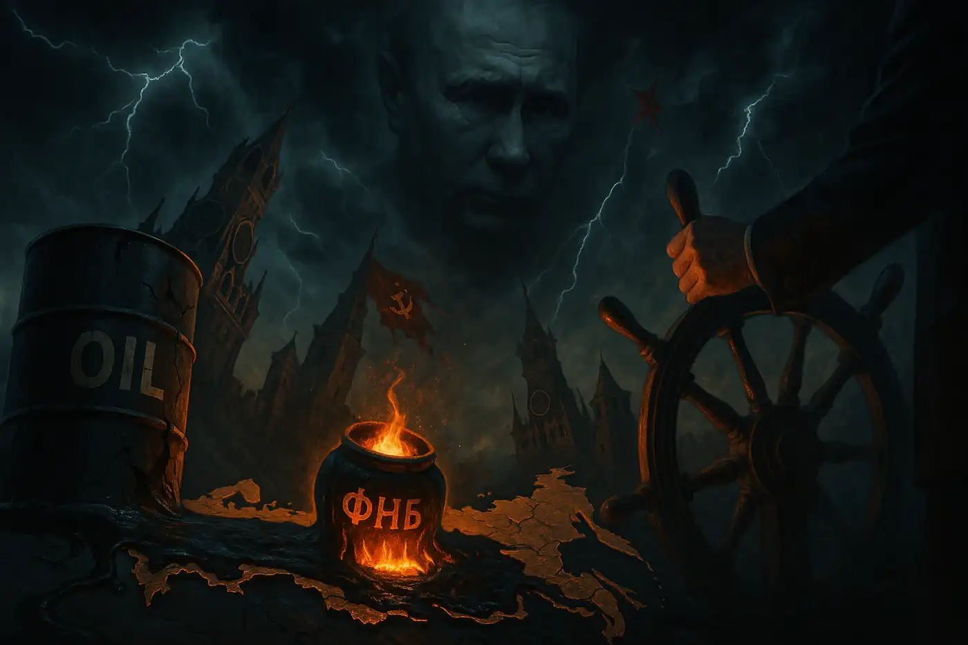 Нефтяной шторм: Кубышка тает, Кремль нервничает