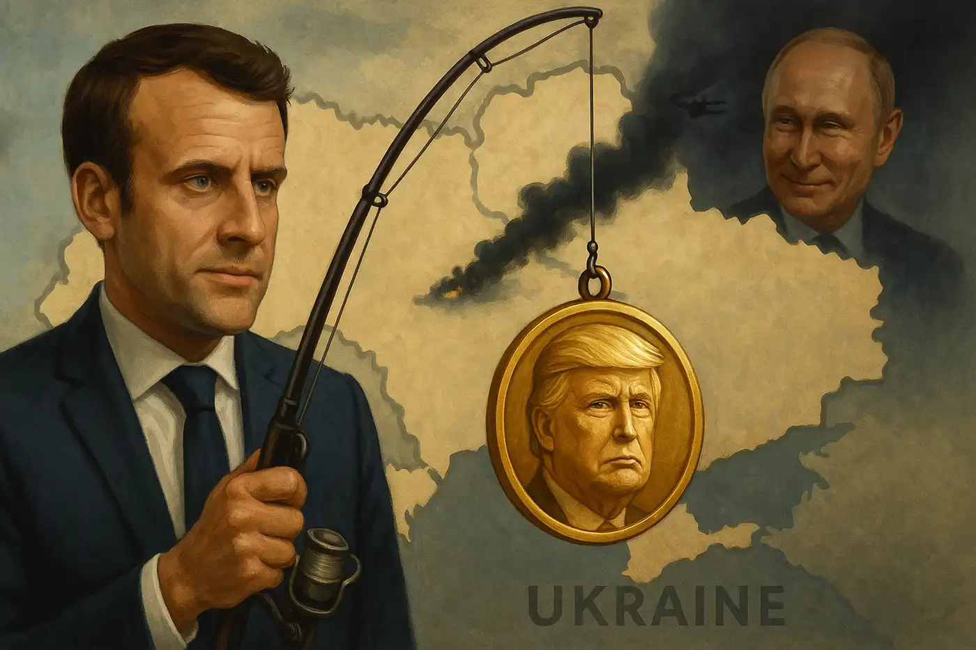 Макрон нажал на больное Трампа