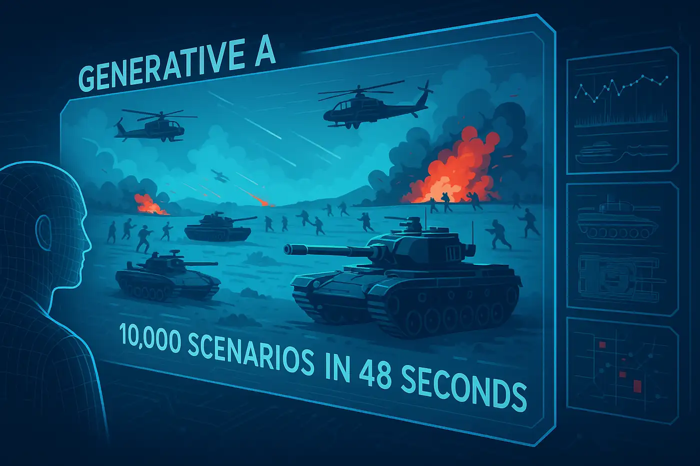 Китай тестирует ИИ, который за 48 секунд просчитывает 10 000 боёв