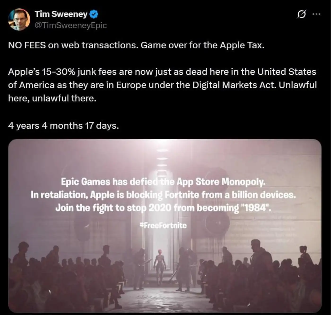 Apple проиграла суд Epic Games: конец монополии App Store