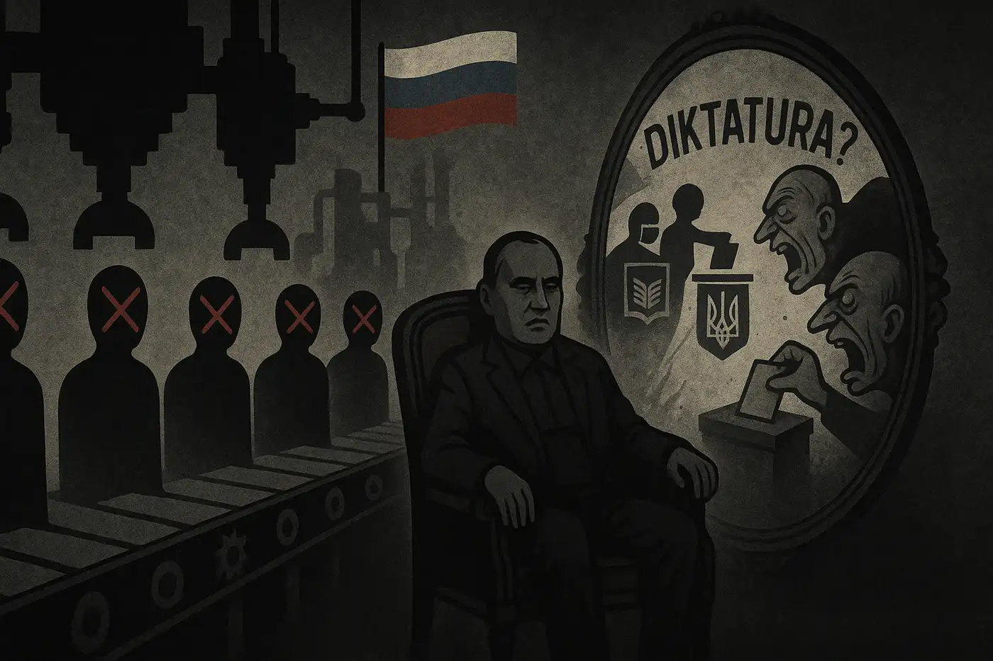 Конвейер страха и кривые зеркала