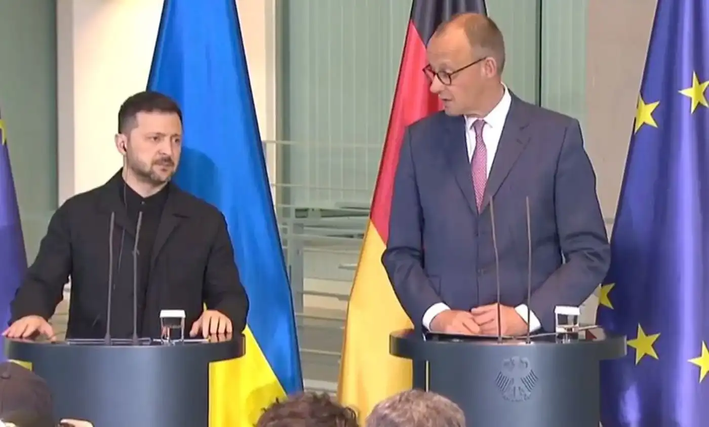 Пресс-конференция Мерца и Зеленского!