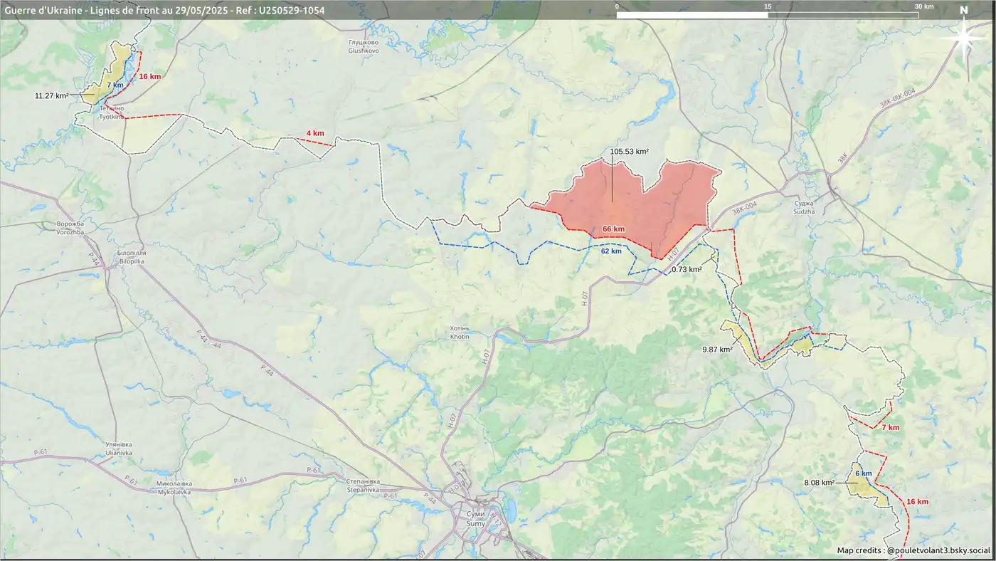 Ситуация на Курско-Сумском приграничье от Poulet Volant