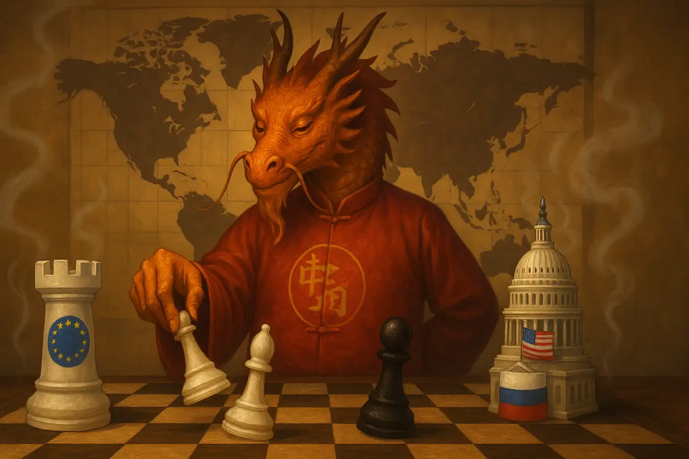 Китай играет на всех досках