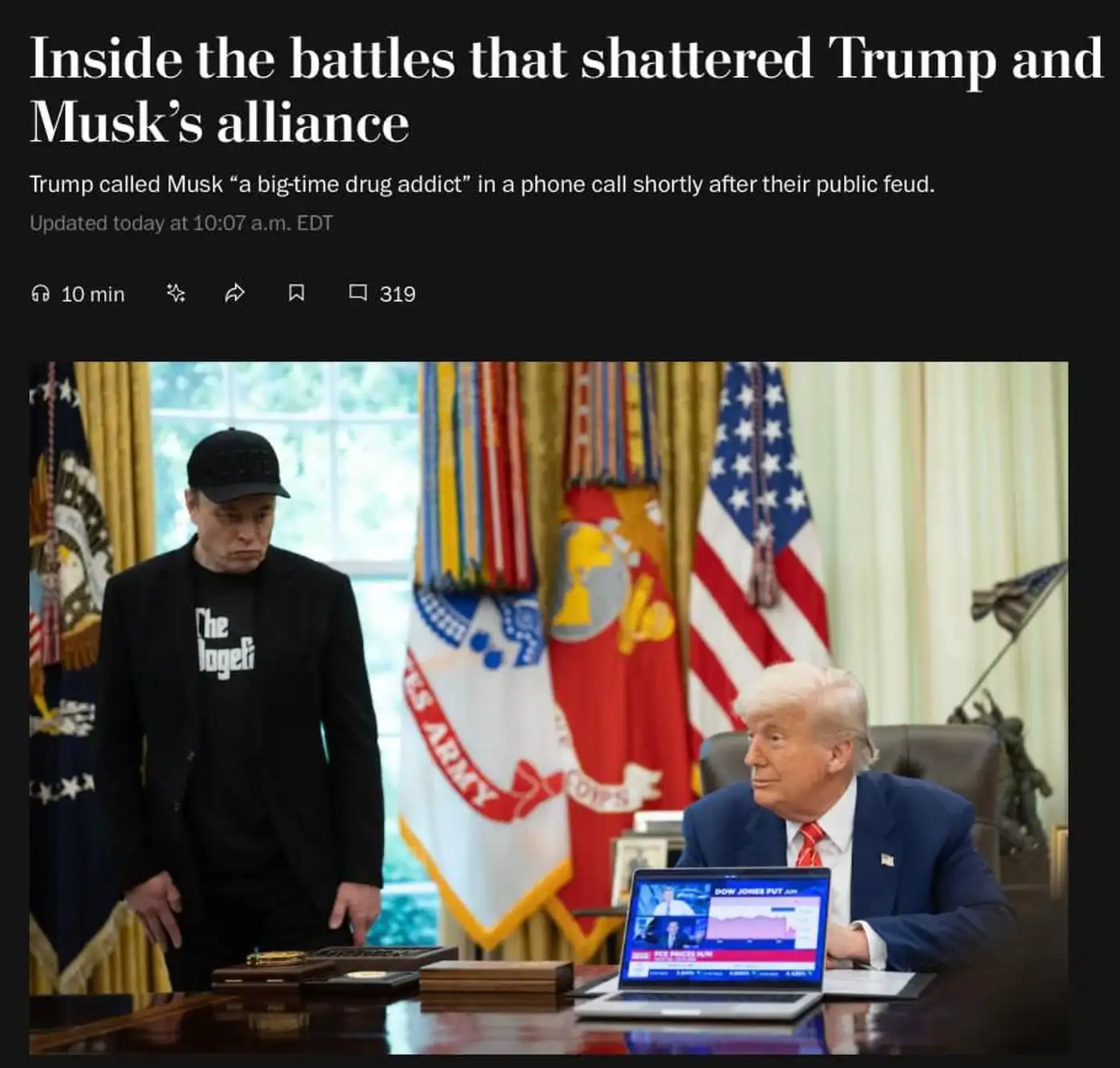 Жабогадюкинг Трампа и Маска