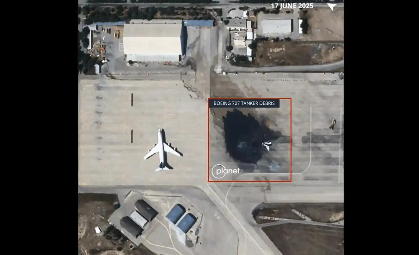 Удар по иранскому заправщику