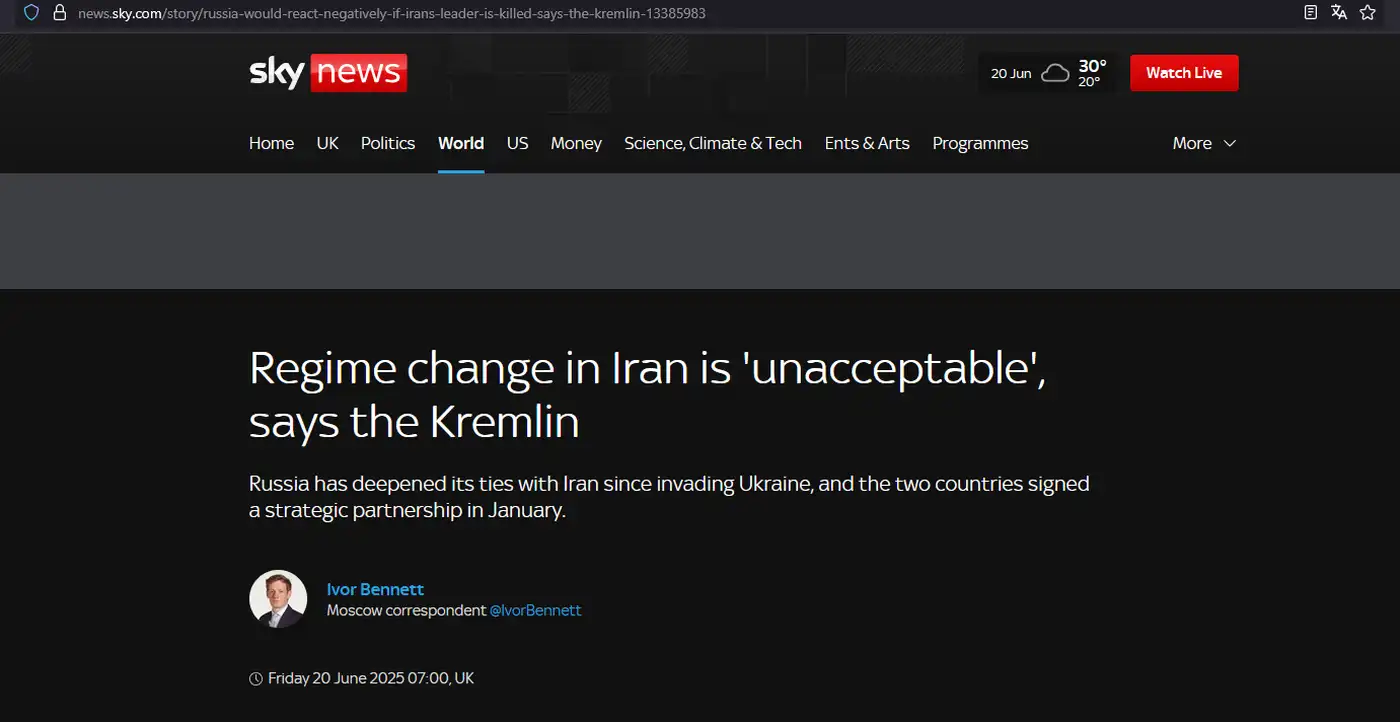 Письков в шоке