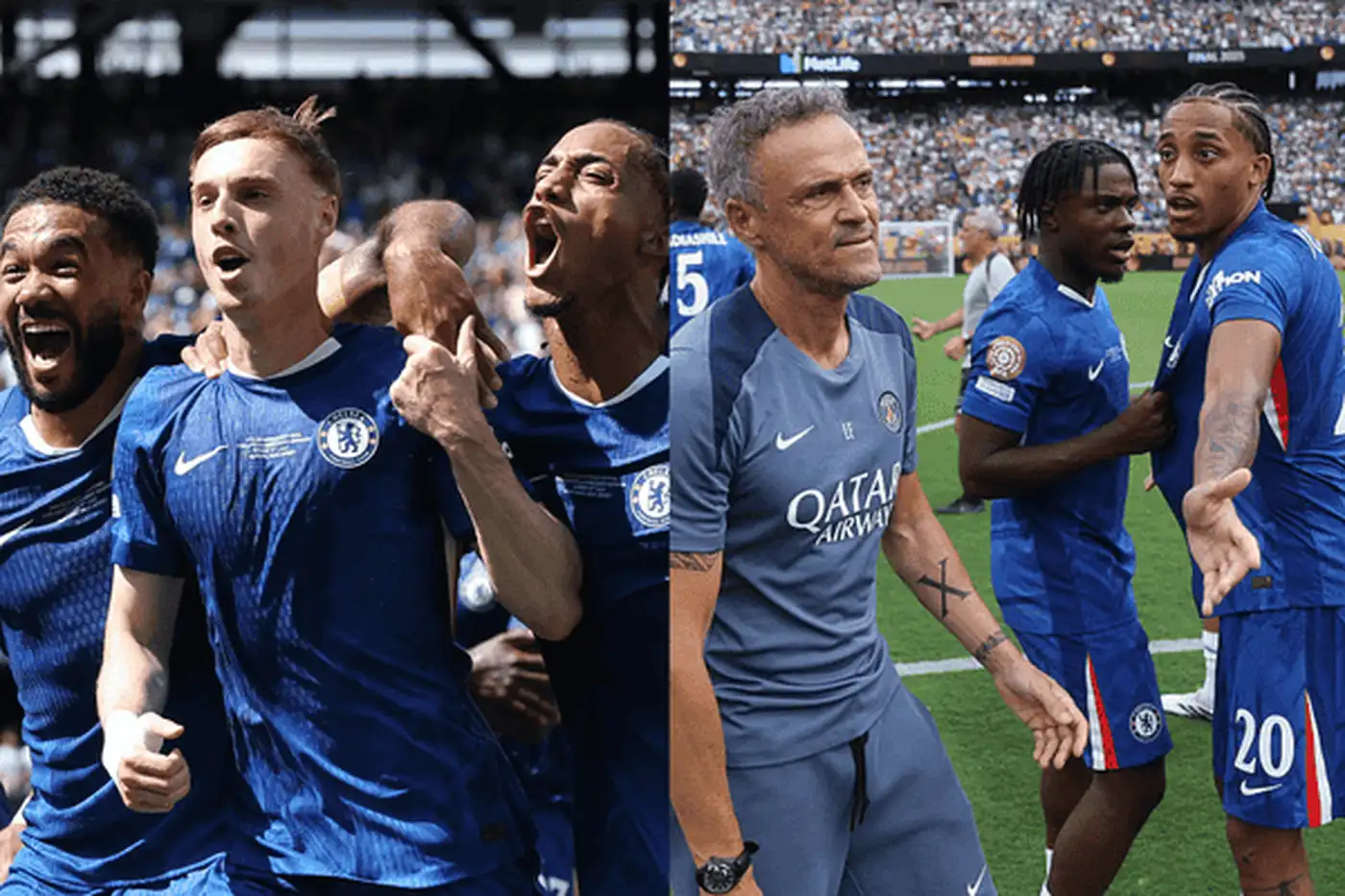 Челси 3 – ПСЖ 0: гениальность Палмера, Трамп на трибуне, $100 миллионов призовых и удар Луиса Энрике по Жоау Педру