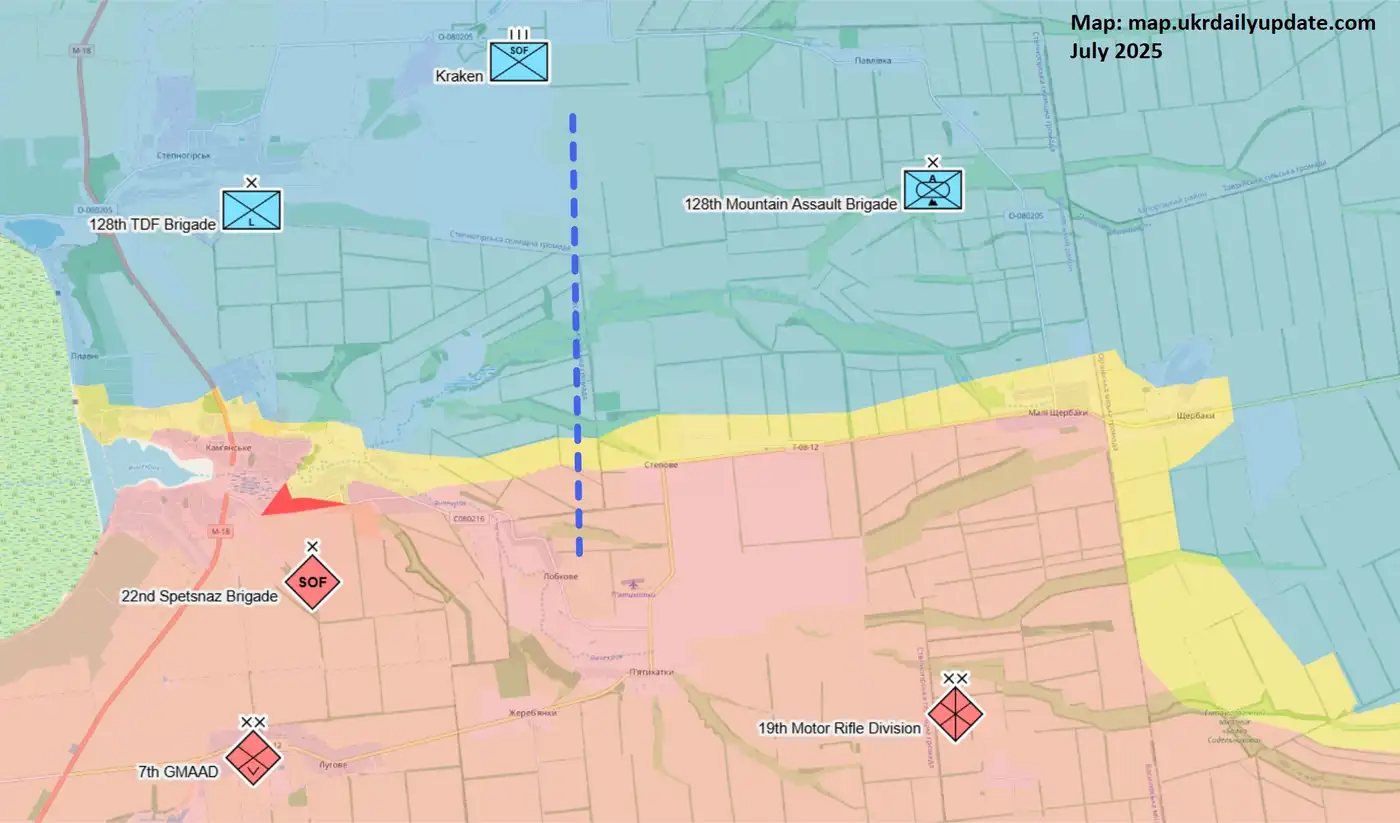 Кто держит линию на Запорожском направлении