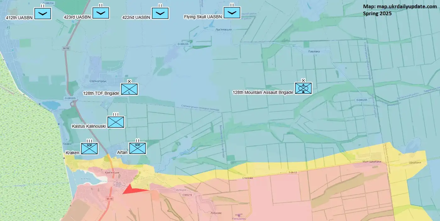 Кто держит линию на Запорожском направлении 2 1 285