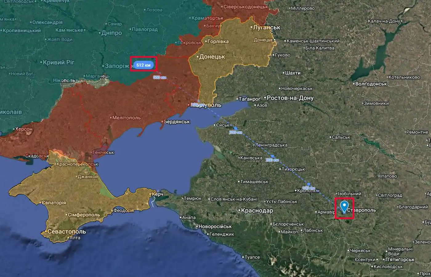 Ставрополь, БПЛА атаковали радиозавод «Сигнал». 510 км от ЛБС